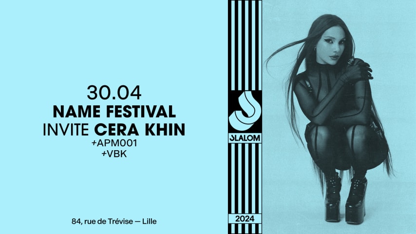 SLALOM : NAME Festival inv. Cera Khin • APM001 • VBK cover