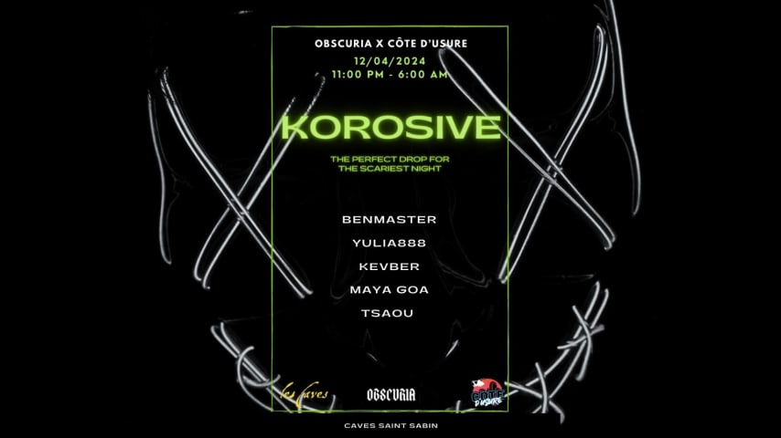 Obscuria x Côte d'Usure : KOROSIVE cover