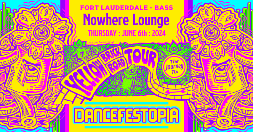 DANCEFESTOPIA YELLOW BRICK ROAD @NOWHERE (BASS EVENT) cover