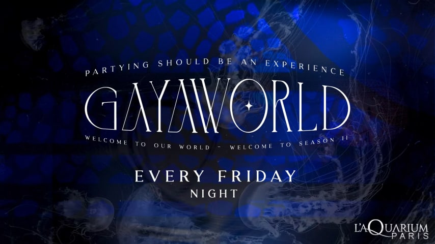 GAYAWORLD x AQUARIUM CLUB x EVERY FRIDAY XVI cover