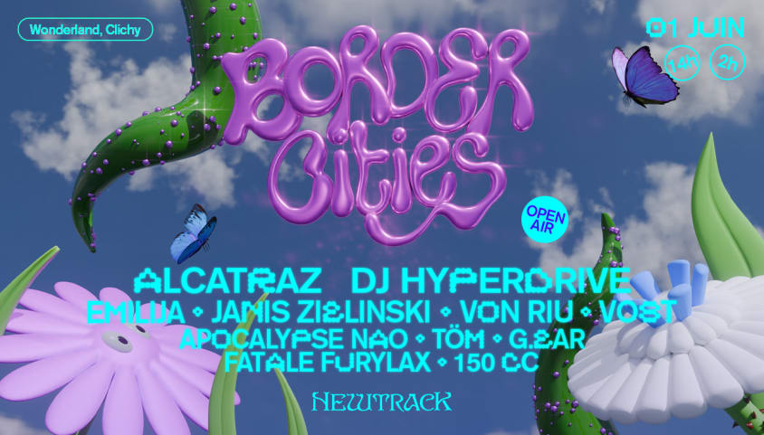 Border Cities # 2 W/ Alcatraz I Dj Hyperdrive I EMILIJA .. cover