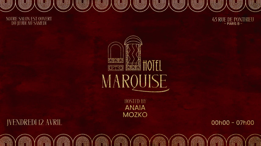 Hotel Marquise Invite Anaia & Mozko cover