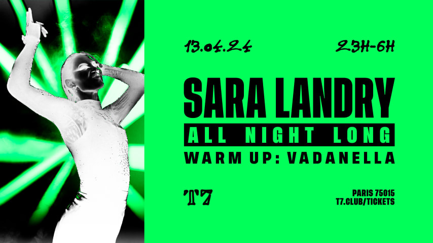 T7 : SARA LANDRY ALL NIGHT LONG cover