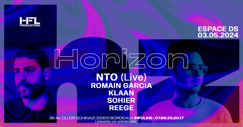 HORIZON w/ NTO / ROMAIN GARCIA / SOHIER / KLAAN / REGEE cover