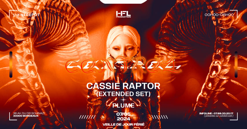 CONTROL w/ CASSIE RAPTOR (Extended Set) / PLUME cover