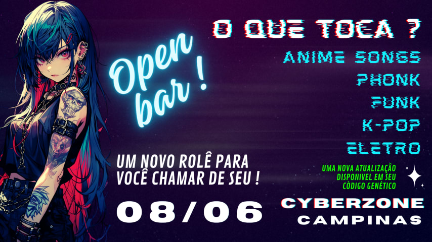 CYBERZONE ANIME GEEK - CAMPINAS - OPENBAR cover