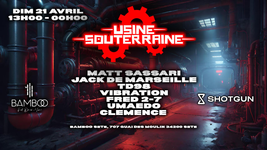 Usine Souterraine Open Air Matt Sassari cover