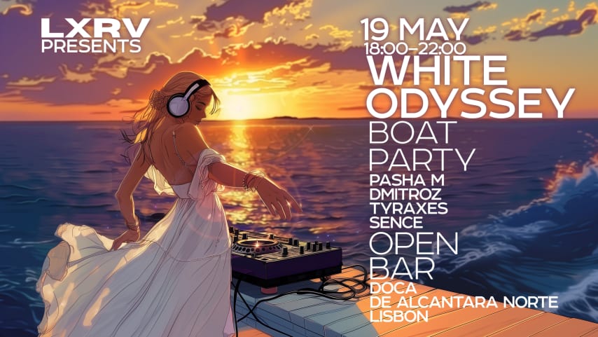 White Odyssey Boat Party cover