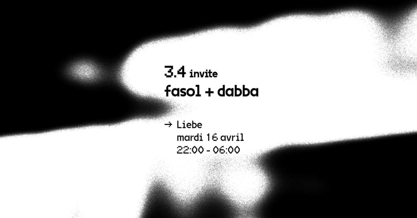 3.4 invite Fasol + Dabba at Liebe cover