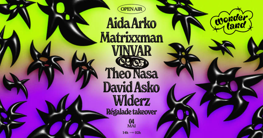 Wonderland invite : Aida Arko - Matrixxman - Vinvar cover