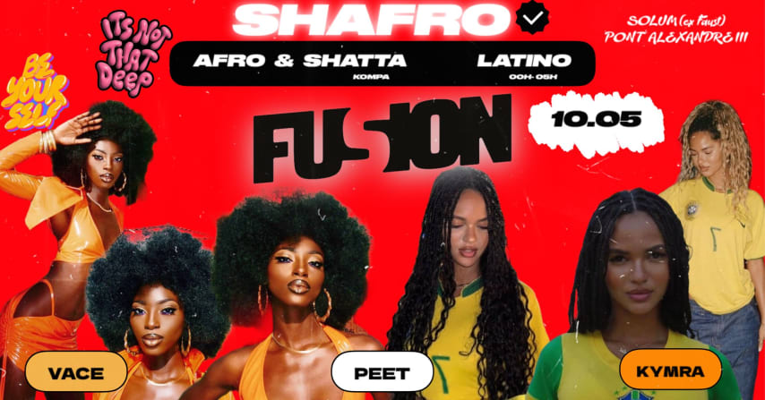 Shafro édition Brésil au Solum: Afro / Latino / Shatta cover