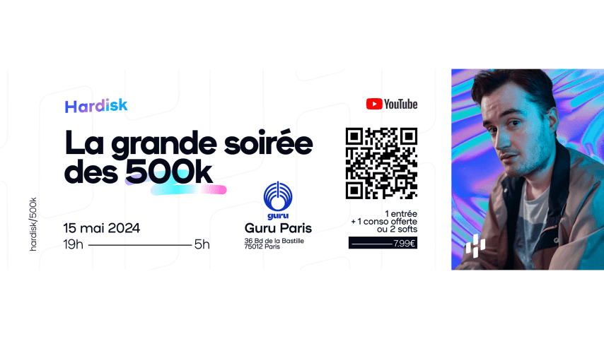 La grande soirée des 500k by Hardisk cover