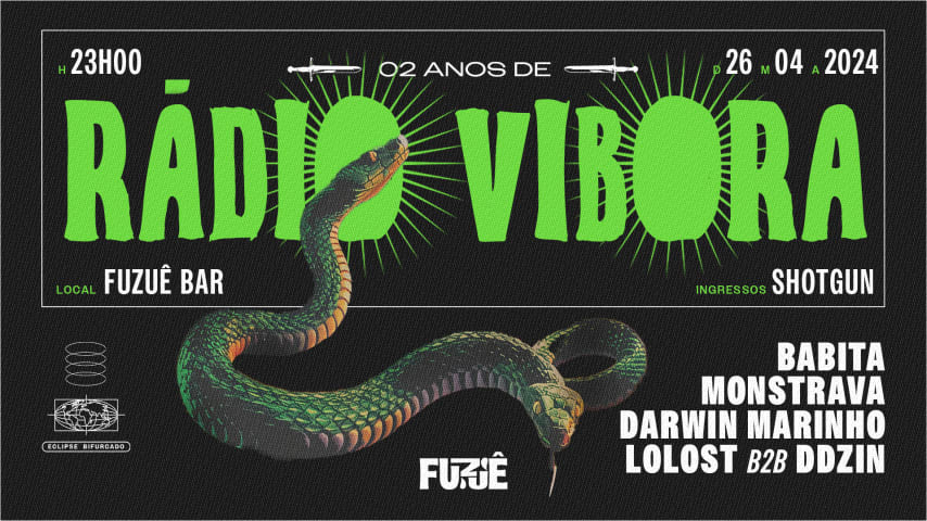 Rádio Víbora - 2 Anos 🐍 cover