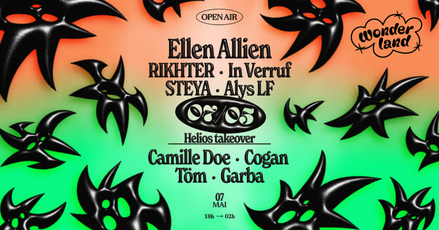 Wonderland invite : Ellen Allien - Rikhter - In Verruf - cover