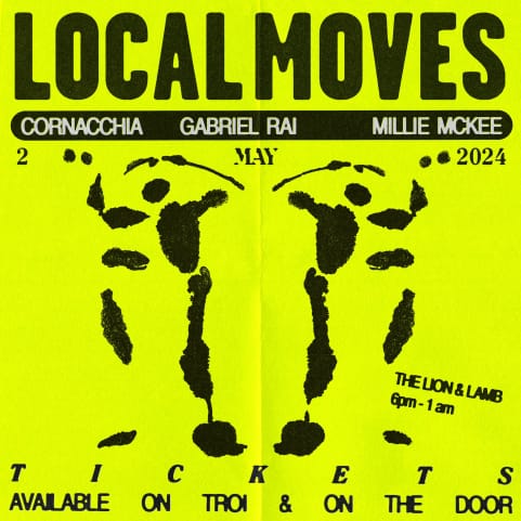 Local Moves invites Cornacchia and Millie McKee cover