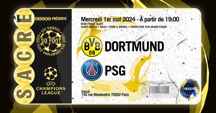 So Foot présente DORTMUND - PSG cover