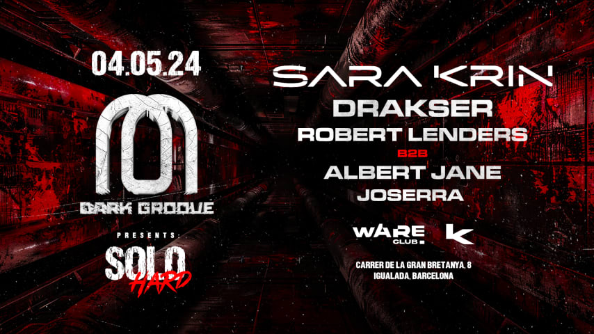 DARKGROOVE PRES. SOLOHARD | SARA KRIN cover