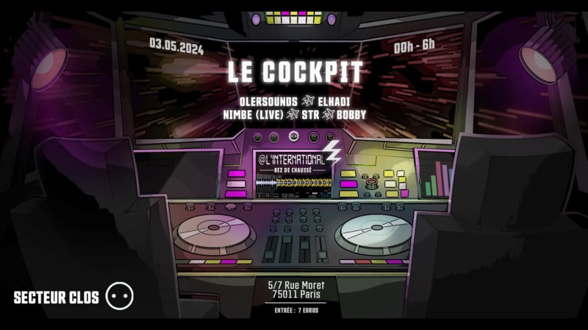 Secteur Clos - Le Cockpit #2 W/ L'INTER RDC cover