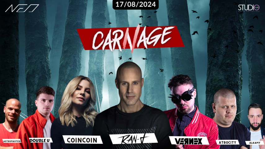 CARNAGE WITH RAN-D + VERNEX & FRIENDS cover