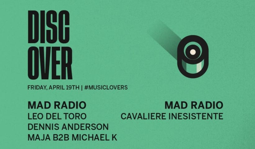 DISC OVER at MAD RADIO cover