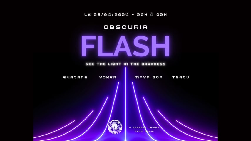 Obscuria présente : FLASH cover