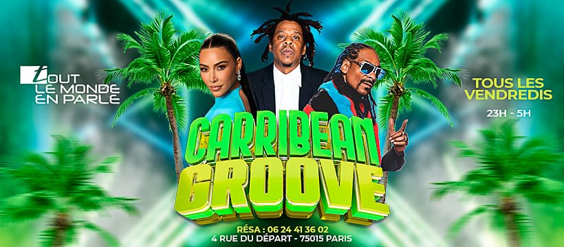 Soiree caribbean groove paris 15 cover