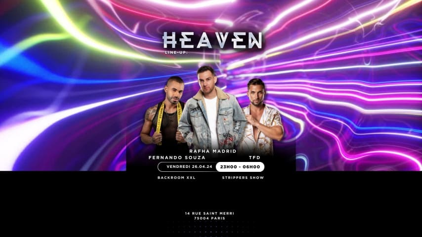 HEAVEN with RAFHA MADRID cover