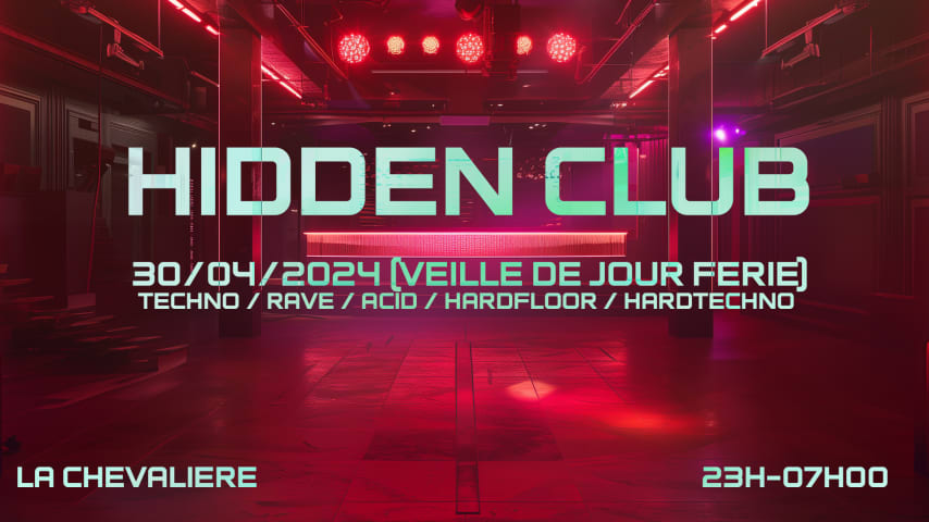 HIDDEN CLUB cover