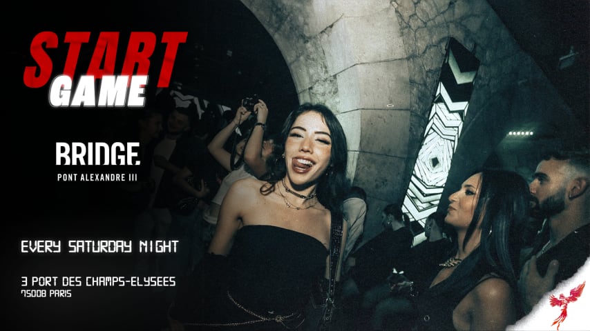 STARTGAME / HIPHOP MUSIC PARTY AT BRIDGE CLUB PARIS cover