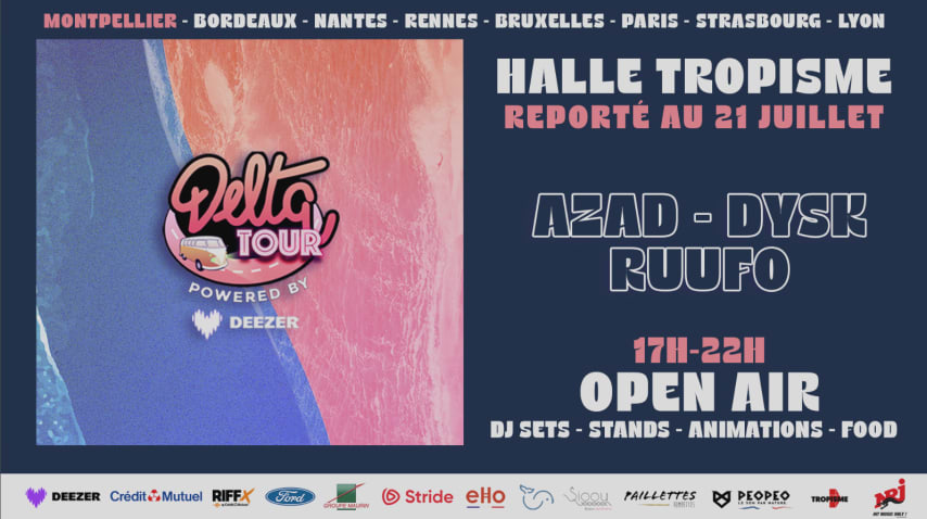 OPEN AIR : DELTA TOUR X TROPISME - MONTPELLIER cover