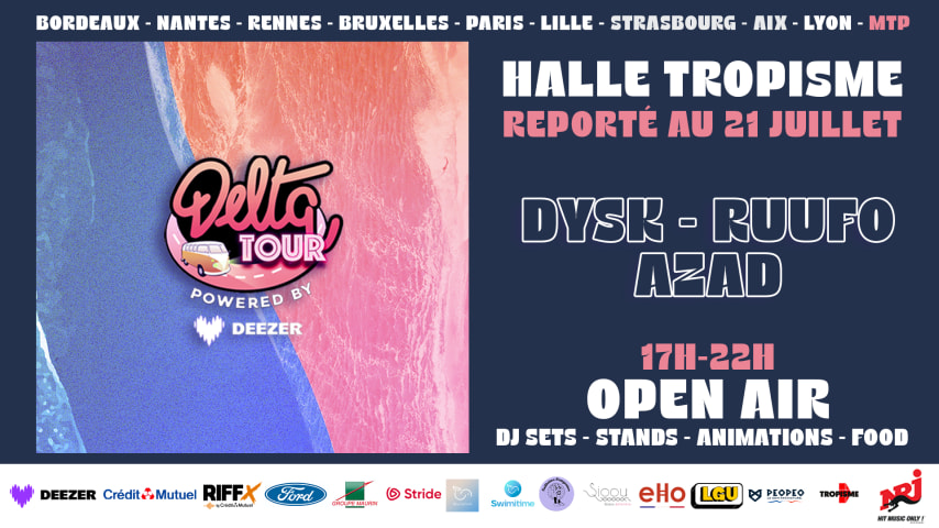 OPEN AIR : DELTA TOUR X TROPISME - MONTPELLIER cover