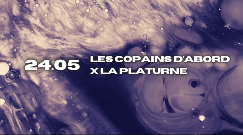 LES COPAINS D'ABORD X LA PLATURNE cover