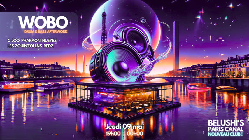 GRATUIT - WOBO AFTERWORK BASS MUSIC - BAR PETIT PRIX - PARIS cover