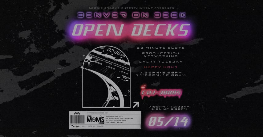 Denver On Deck: Open Decks 5/14 cover