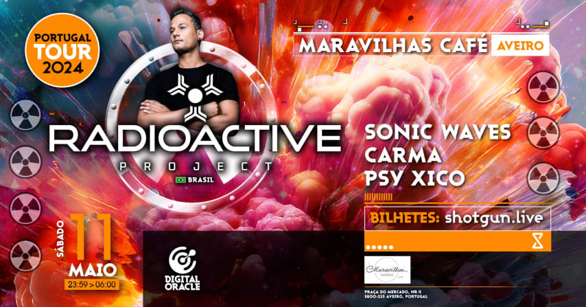 RADIOACTIVE PROJECT & SONIC WAVES @ Maravilhas Café cover