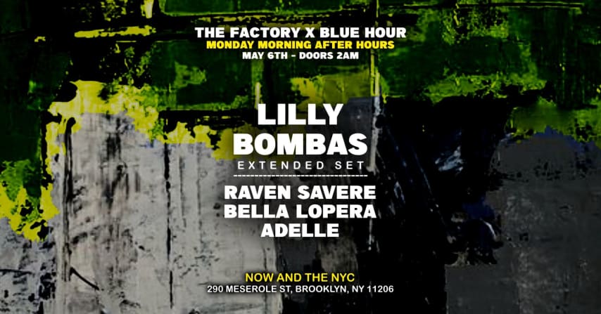 THE OFFICIAL BKLYN AFTER HOURS - LILLY BOMBAS - RAVEN SAVERE cover