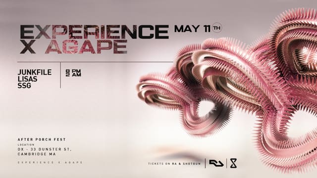 EXPERIENCE X AGAPE (NYC) (POSTPONED) cover