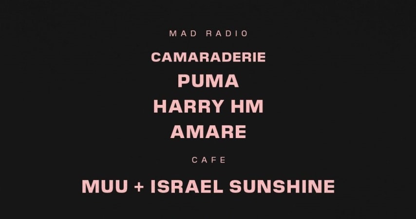 CAMARADERIE at MAD RADIO cover