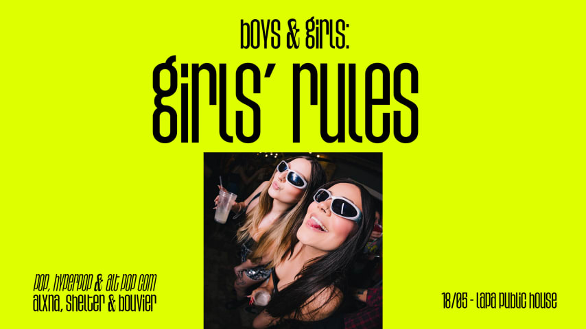 boys & girls: girls' rules cover