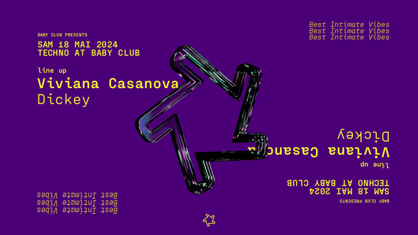 TECHNO AT BABY CLUB : Viviana Casanova + Dickey cover