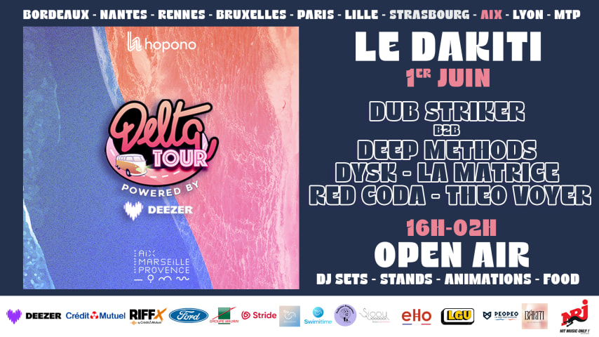 OPEN AIR : DELTA TOUR X DAKITI - AIX EN PROVENCE cover