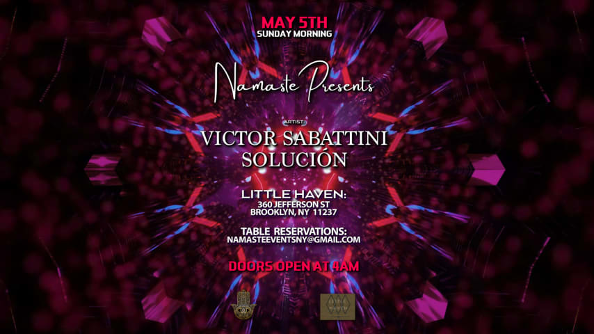 Namaste Presents CINCO DE MAYO  w/ VICTOR SABATTINI & MORE cover