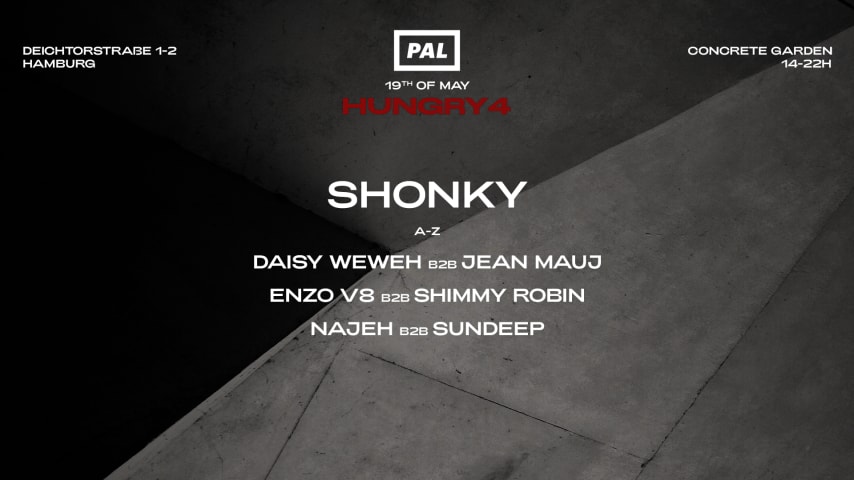 [PAL] X HUNGRY4 at Deichtorhallen ps. Shonky & more cover