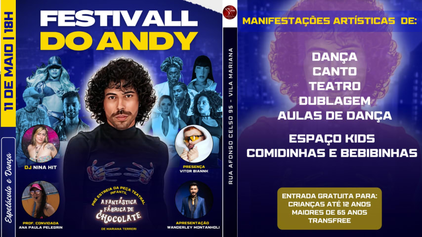 FESTIVALL DO ANDY - Espetáculo e Dança cover