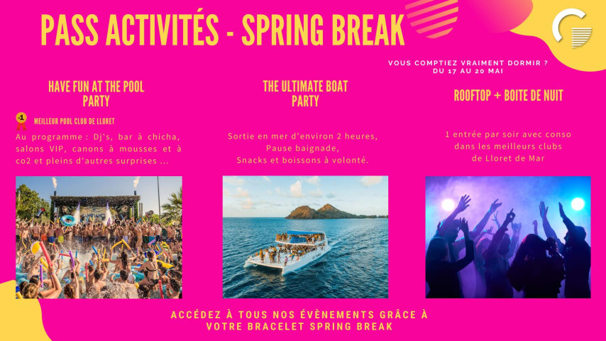 PASS ACTIVITES - SPRING BREAK cover