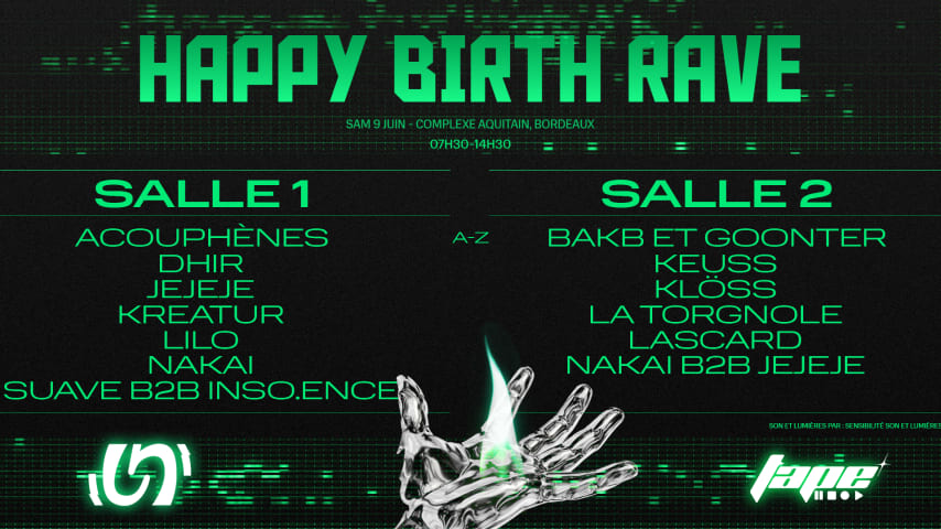 PARTIE 2 : AFTER | Happy Birth Rave | UNDER x TAPE cover