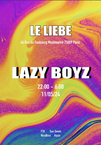 Lazy Boyz X Liebe cover