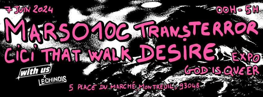 With us : Marso10c + Transterror + Cici That Walk + Desire cover