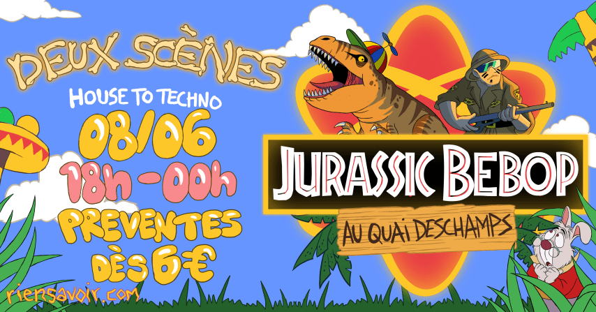 OPEN AIR QUAI DESCHAMPS : JURASSIC BEBOP - 2 SCÈNES cover