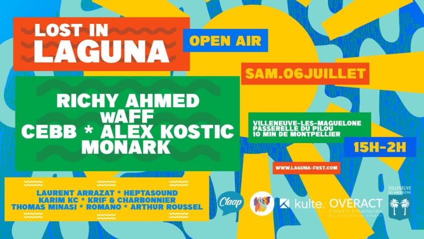 Lost In LAGUNA : Richy Ahmed, Waff, Cebb ... + 10 djs cover